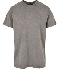 Build Your Brand Acid washed round neck tee