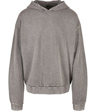 Build Your Brand Acid washed oversize hoodie