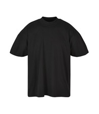 Build Your Brand Oversized mock neck tee