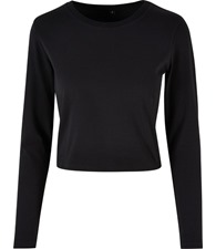 Build your Brand Women�s short long sleeve