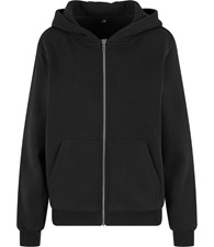 Build your Brand Women�s fluffy zip hoodie