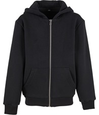 Kids fluffy zip hoodie