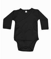 Baby long sleeve kimono bodysuit