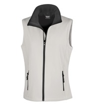 Women's printable softshell bodywarmer