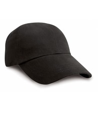 Low-profile heavy brushed cotton cap