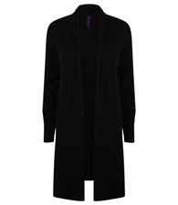 Women's longline open cardigan