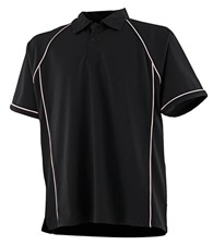 Piped performance polo