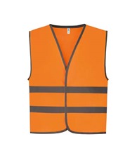 Hi-vis reflective border kids waistcoat (HVW102CH)