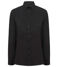 Women's modern long sleeve Oxford shirt