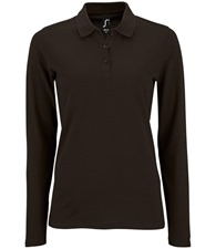 Ladies Perfect Long Sleeve Piqué Polo Shirt