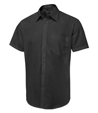 Uneek Men's Tailored Fit Short Sleeve Poplin Shirt