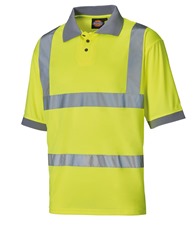 Yoko Hi-Vis Men's Short Sleeve Polo Shirt HVJ210 Collared Workwear T-Shirt 