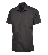 Mens Poplin Half Sleeve Shirt