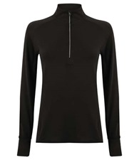 Women's long-sleeved ¼ zip top