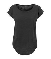 Build Your Brand Women's long slub tee