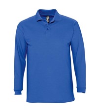 SOL'S Winter II Long Sleeve Cotton Piqué Polo Shirt