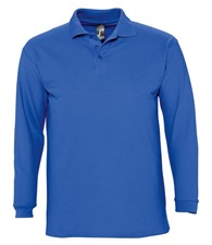Winter II Long Sleeve Cotton Piqué Polo Shirt