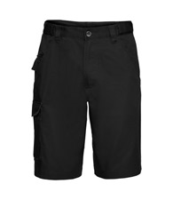 Russell Polycotton twill workwear shorts