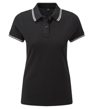 Women's classic fit tipped polo