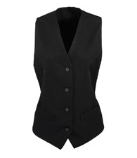 Women's lined polyester waistcoat