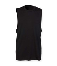 SF High neck slash armhole vest