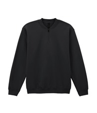 Softstyle� midweight adult fleece 1/4-zip sweatshirt