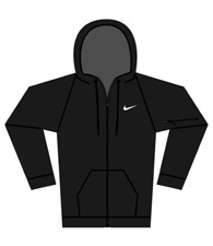Nike men�s full-zip fitness hoodie