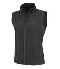 Women's recycled 2-layer printable softshell bodywarmer