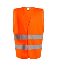Pro hi-vis two-band easy print vest
