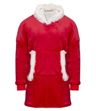 The oversized cosy reversible sherpa hoodie