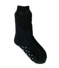 Adult sherpa socks with turndown