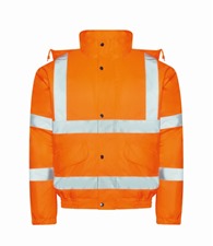 High visibility bomber jacket