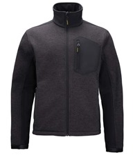 Brady zip-through knitted fleece