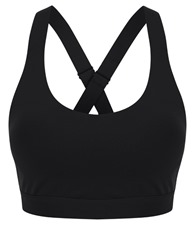Medium impact core bra
