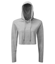 ® TriDri� Women's TriDri� cropped hooded long sleeve t-shirt
