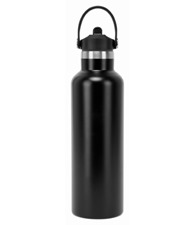 TriDri� Vacuum sports water bottle with flip-up straw