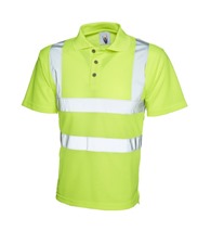Uneek Hi Vis Polo Shirt