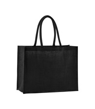 Natural starched jute classic shopper