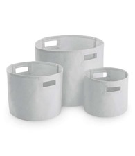 Canvas storage tubs