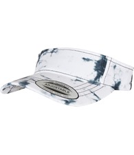 Batik dye curved visor cap